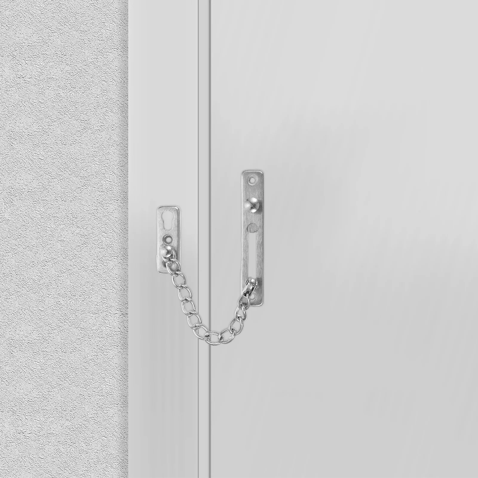 

1Set Anti Theft Door Lock Chain Stainless Steel Hotel Home Reinforcement Safety Lock