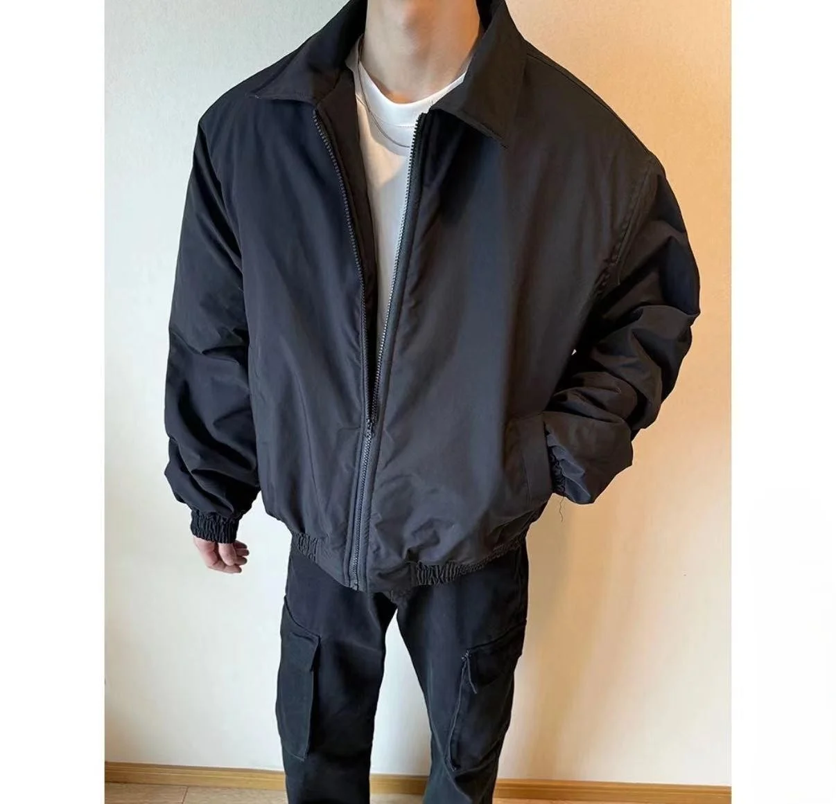 

Jacket Coat Long Sleeve Bow Button Mens Polar Fleece Oversize Japanese Vintage Fitness Sporty Spring Outdoor Hiking Camping Cool