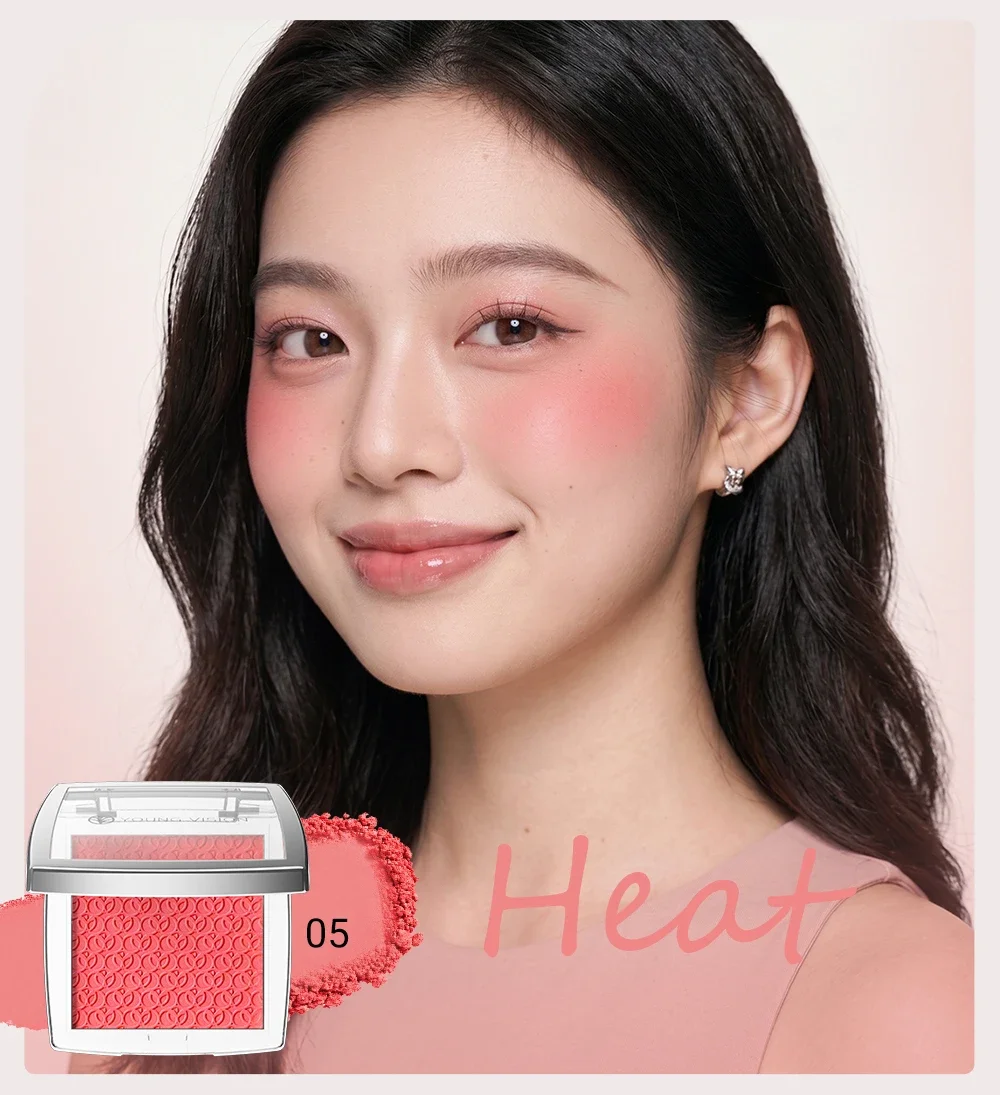 Palette de blush mat velouté texture ultra fine pour le teint_voghion.com