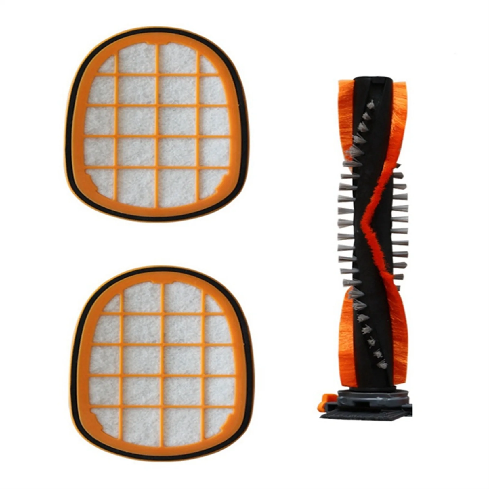 Y37A 3PCS แปรงลูกกลิ้ง HEPA Filter สําหรับ Philips FC6822 FC6823 FC6827 FC6908 FC6906 FC6904 เครื่องดูดฝุ่นเปลี่ยนชิ้นส่วน