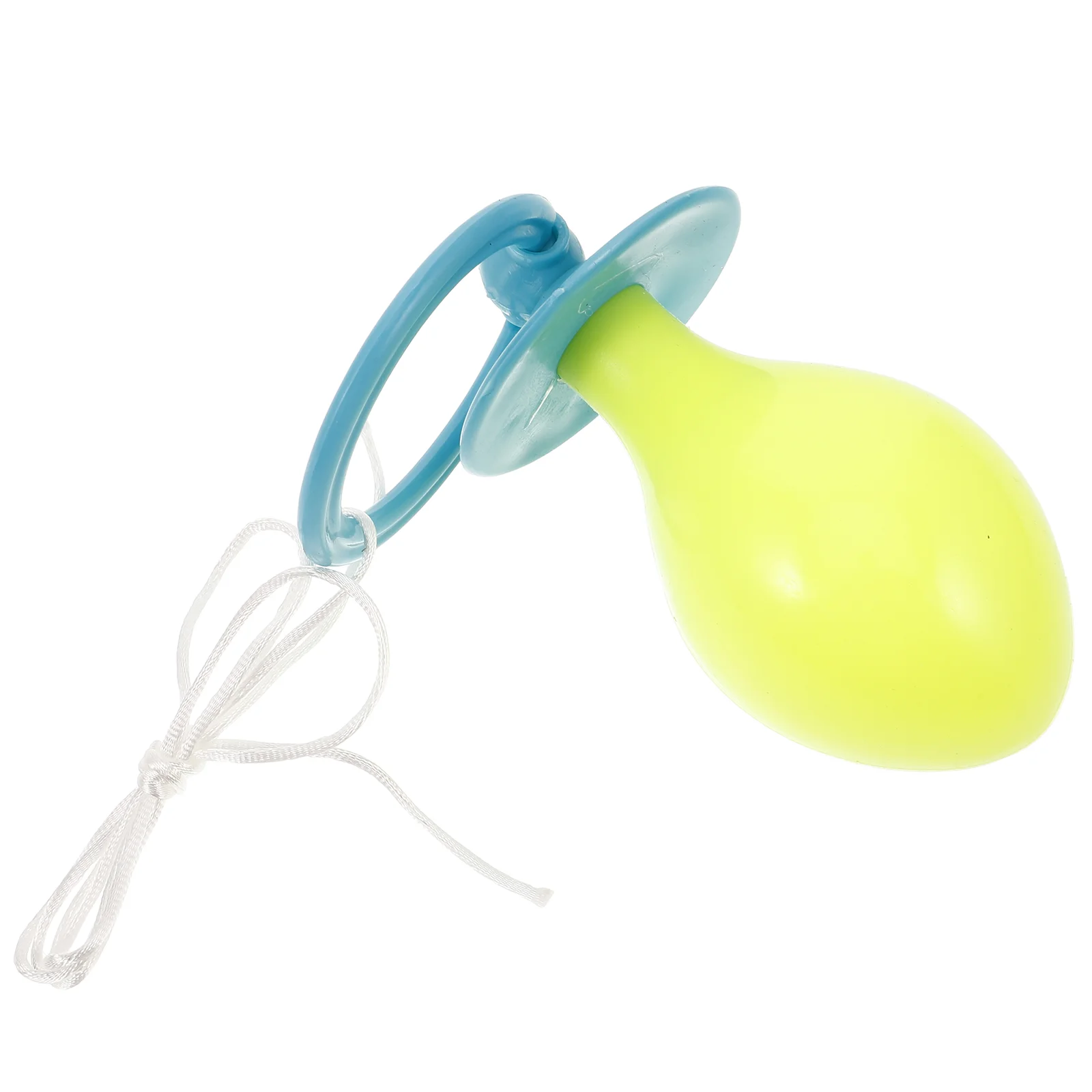 Oversized Pacifier Costume Prop Halloween Party Pacifiers Adult Baby Chain Blue