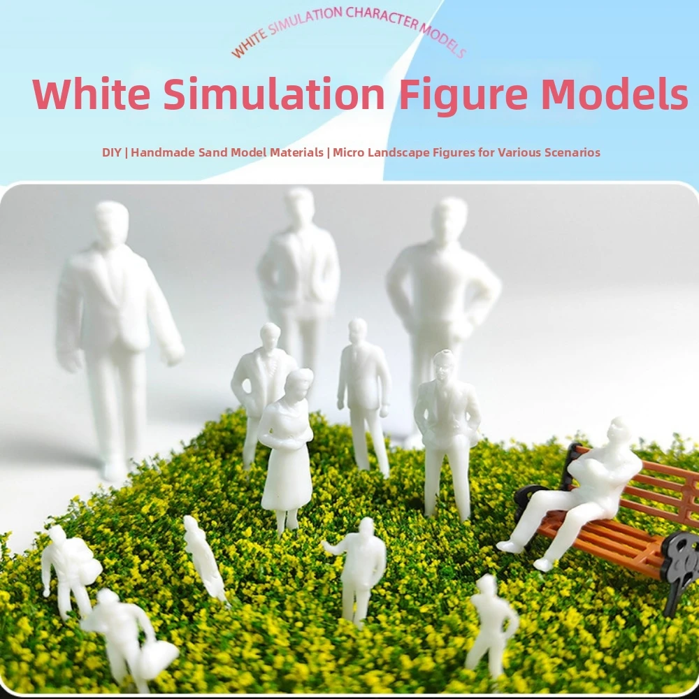 10/100pcs 1:300/1:200/1:100/1:150 Miniature Simulation Figures Model 1:75/1:50/1:42/1:30/1:25 Scale Building People Figures