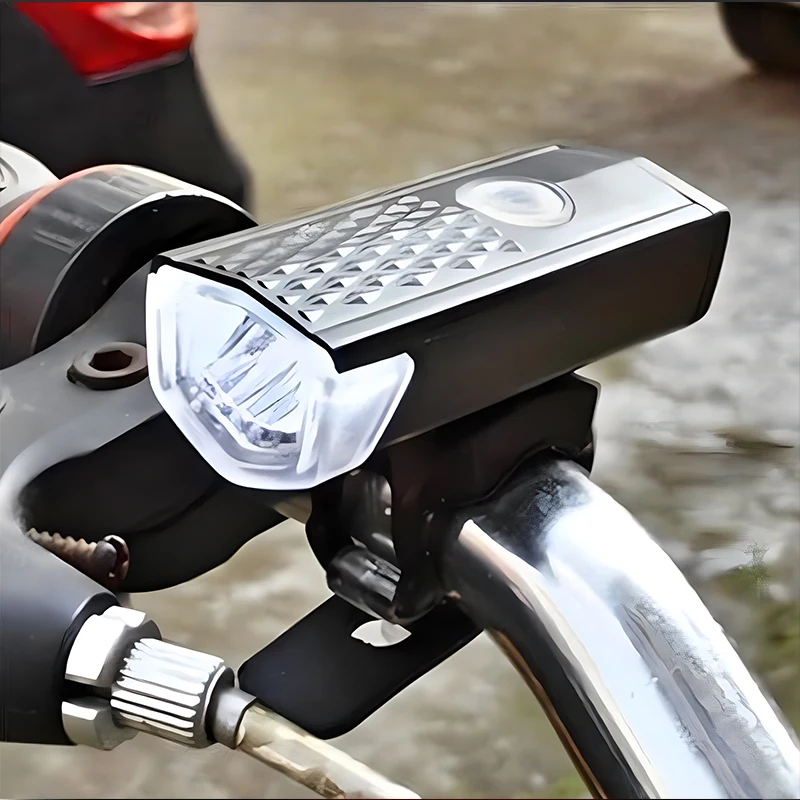 

LED Bicycle Lights Set Front Lights With Taillight USB Rechargeable Waterproof Bike Light Easy Install Bicycle Accessories