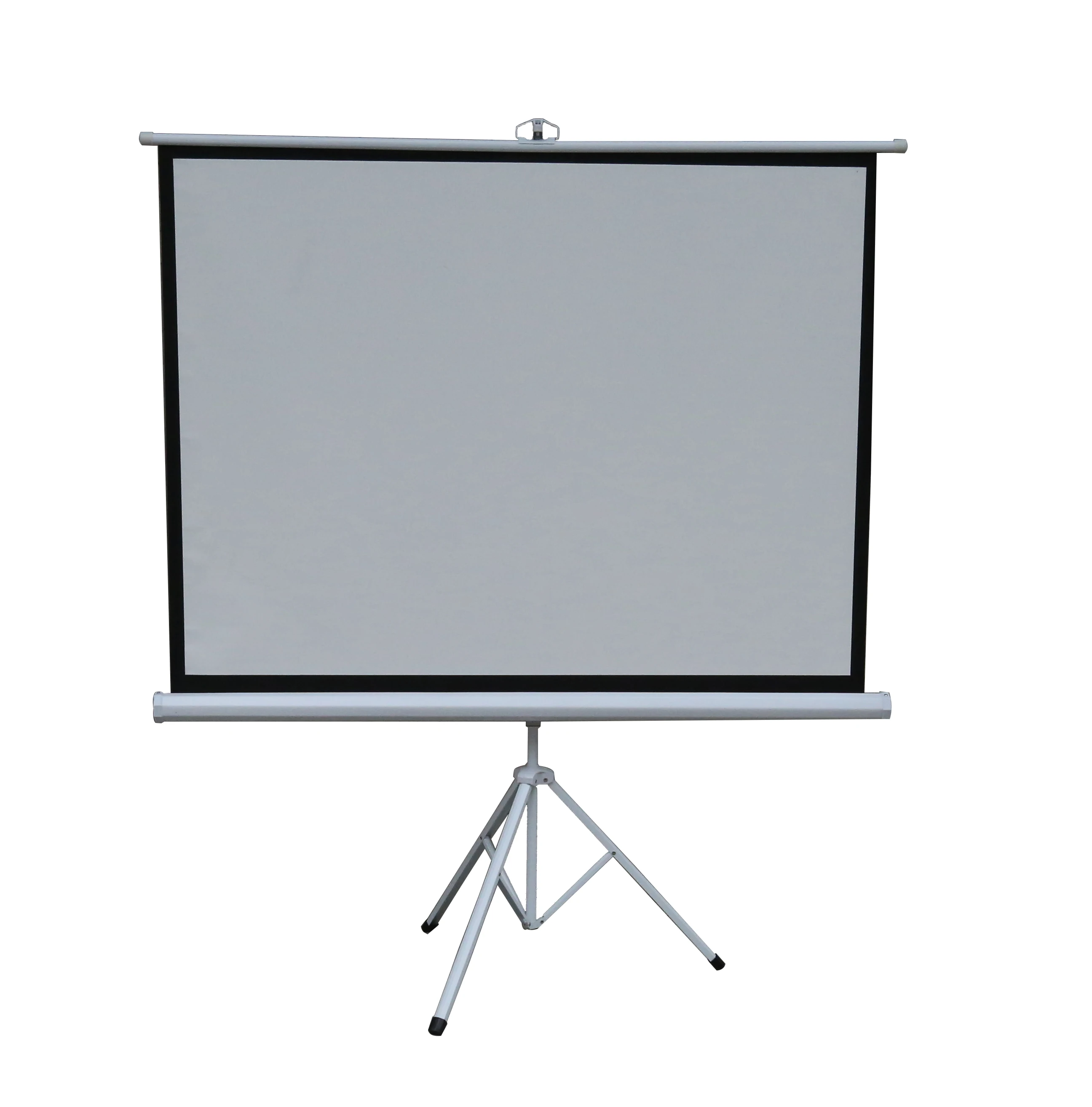 2026Tripod Stand Projector Screen with Black and White Housing Both Availablepromote sales