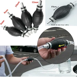 6/8/10/12mm Mano Pompa Del Carburante Linea Mano Primer Lampadina Benzina Diesel Liquido Olio Gas Acqua Tansfer Tubo di Gomma di Alluminio Per Auto barca