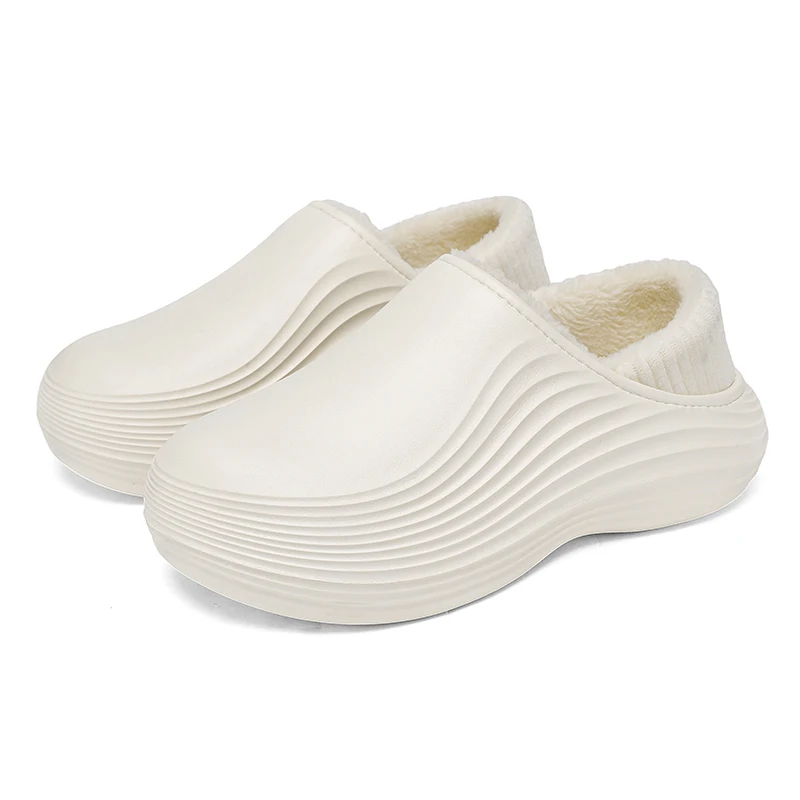 

Мужские хлопковые тапочки, зимние, противоскользящие, теплые, парные, на толстой подошве.