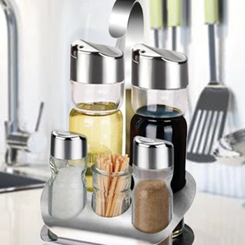 스테인리스 스틸 이쑤시개 상자 포함 크릿 세트, 방진, 방습, 식탁 카운터 탑, 5 개 