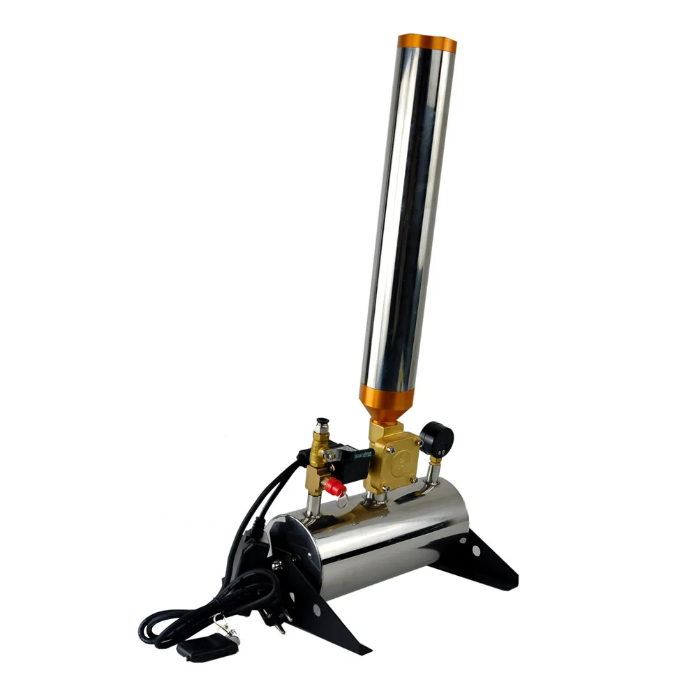 Stage High Altitude Salute Pneumatic Remote Control Stainless Steel Electronic Paper Sprayer