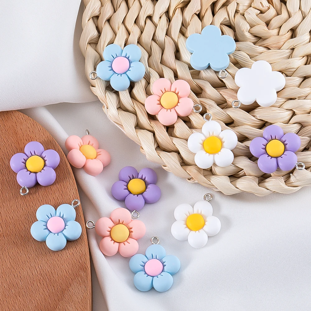 Flower Preservation Resin - 10 stks 1 stks 21*25mm Kleurrijke