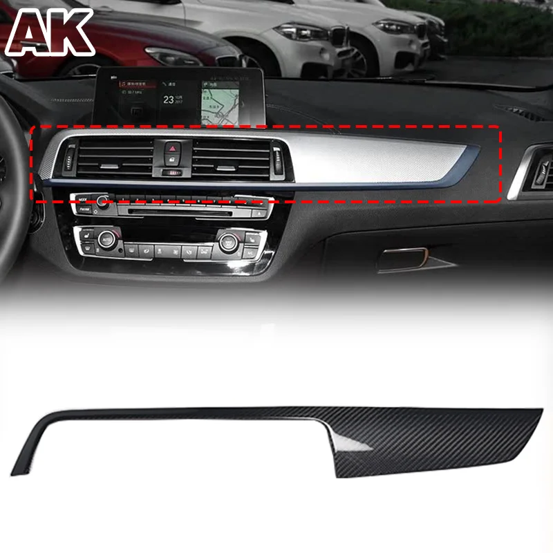

Для BMW1Serie/2 SeriesF20 F21 F22 F23 из настоящего углеродного волокна, декоративная панель центральной консоли, аксессуары для модификации салона автомобиля
