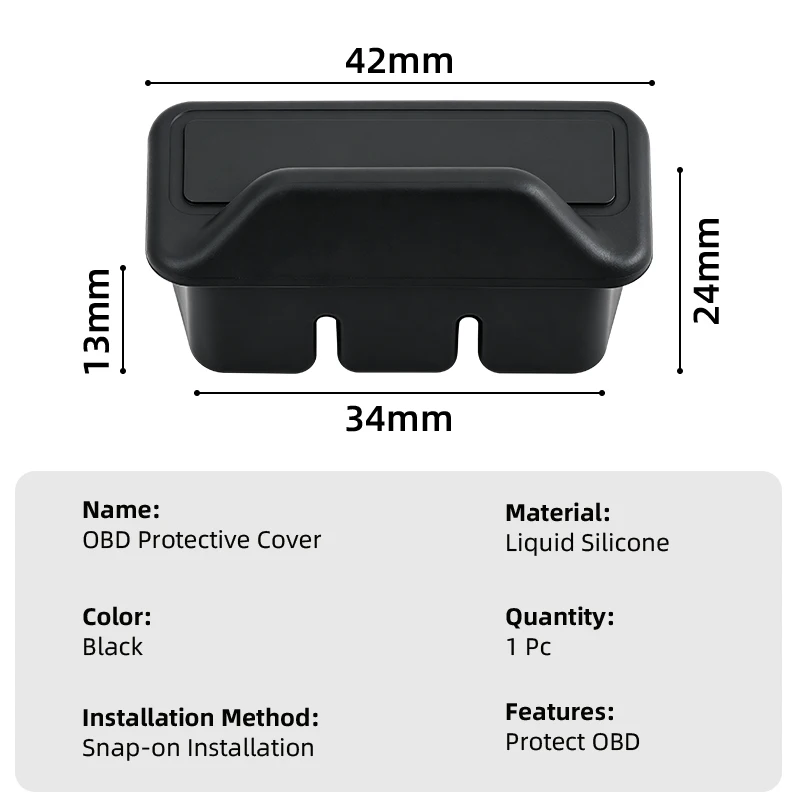 Silicone Car OBD Port Cover Waterproof and Rust-proof OBD Port Lock Protective Cover For Peugeot Nissan Ford BMW Citroen