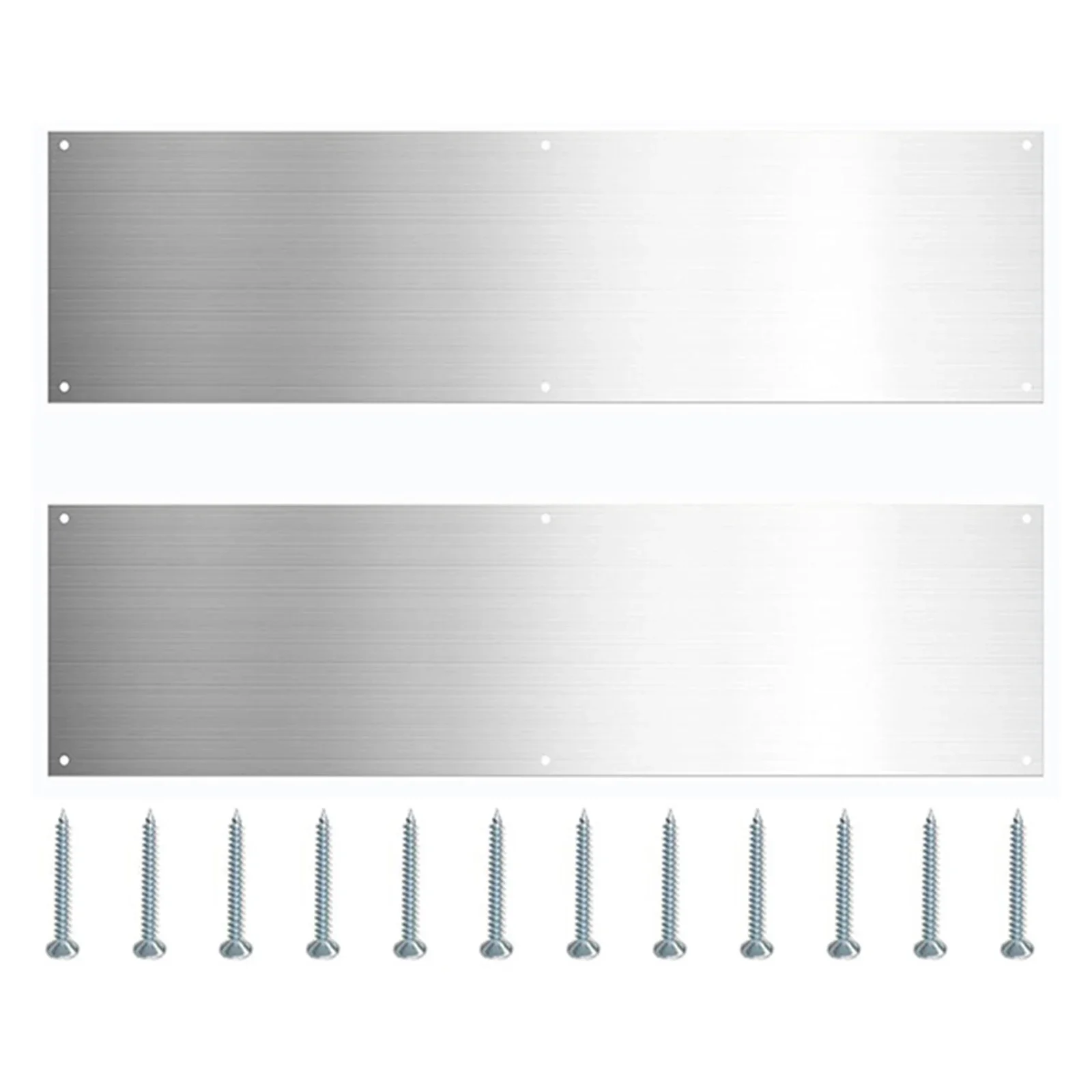 

Door Panels Door Kick Plates Easy To Install For Swing Doors Indoor Outdoor Stainless Steel With Screws High Quality