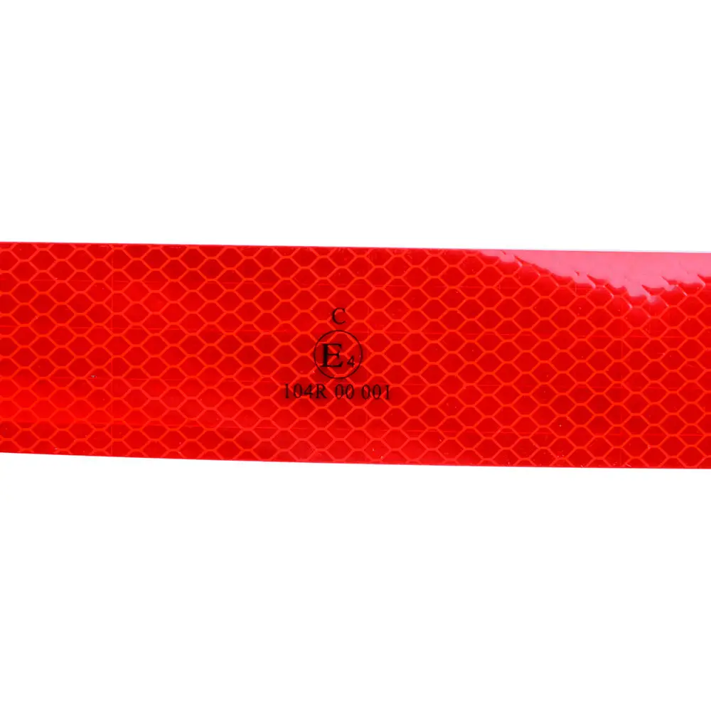 DIY 5cm*1m PET Reflective Tapes White Red Yellow Waterproof Safety  Sticker Adhesive Outdoor Prismatic Sheeting Conspicuity Film