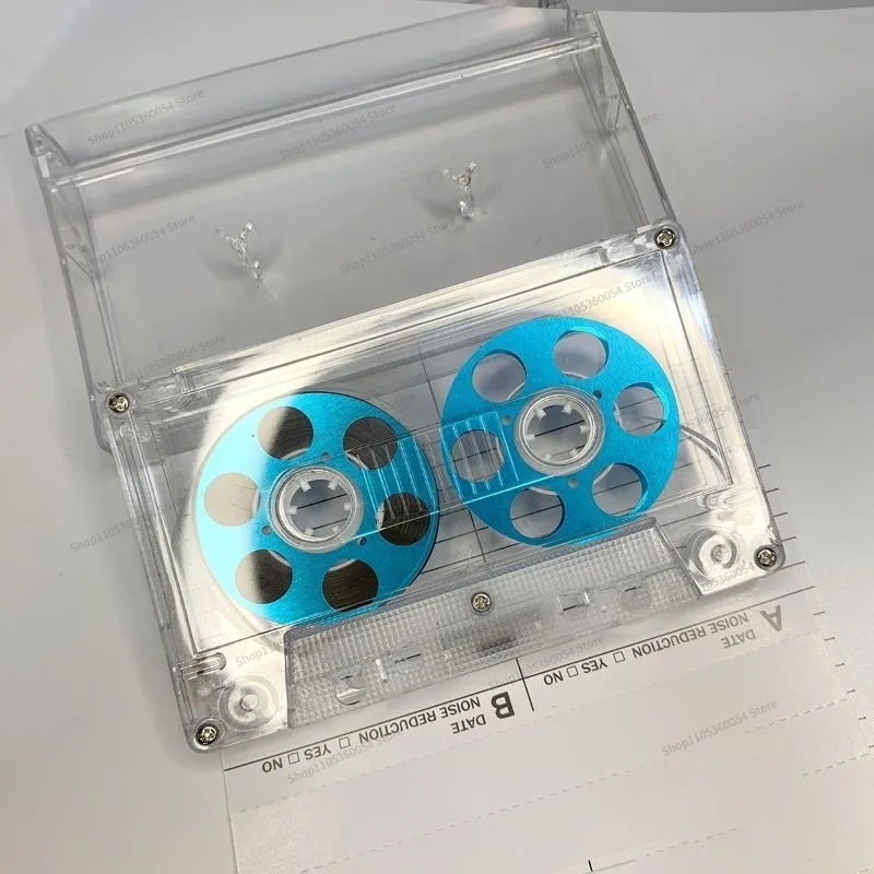 For classic small open tape 50 minutes blank tape card holder cassette double-sided metal disc nostalgic cross-border