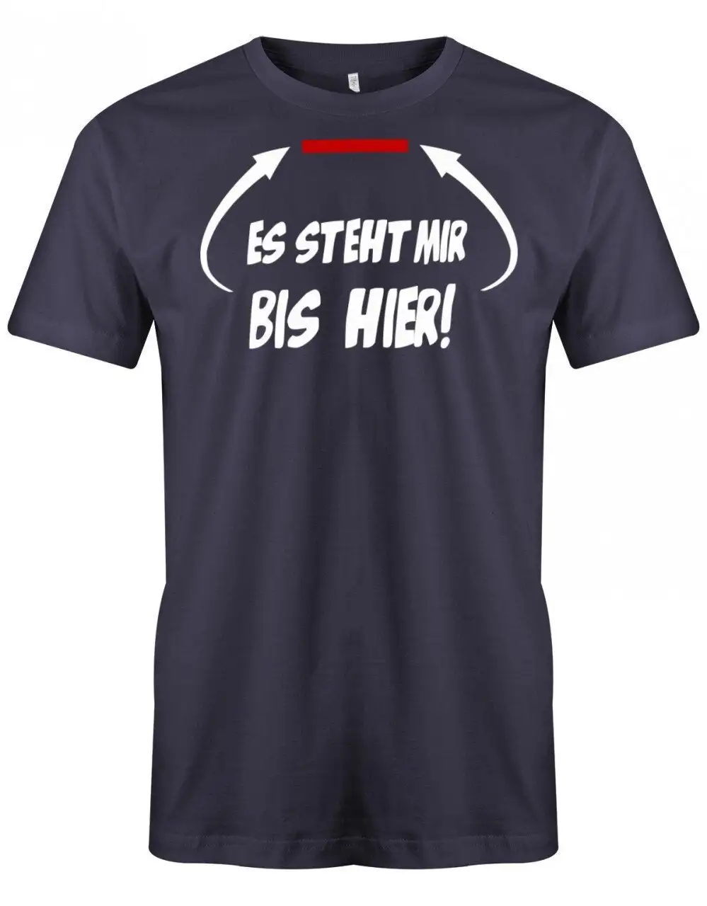 Lustige Sprüche T Shirt Es Steht Mir Bis Hier Geduld Am Ende Fun Mit Sprüchen Männer