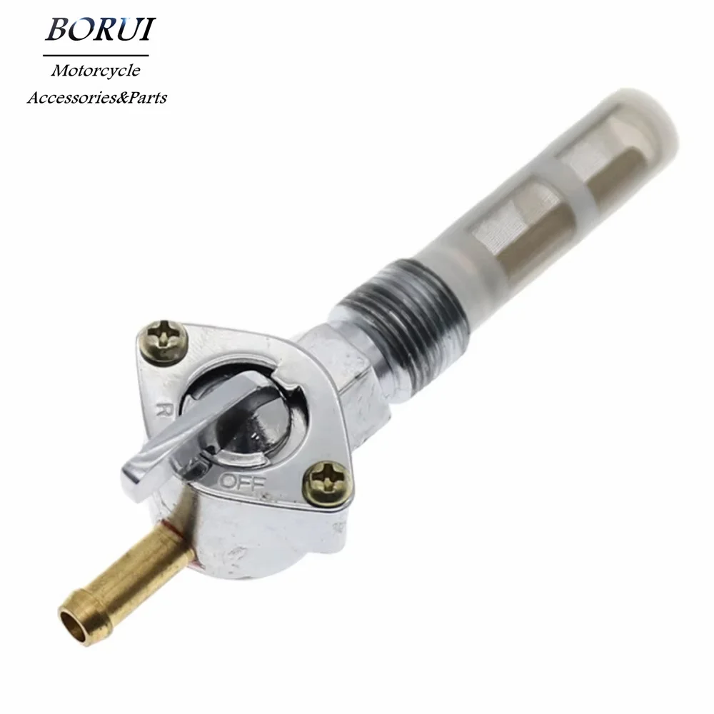 

Fuel Petcock Tank Cock Valve Switch for 3/8″ Harley Road King Softail Dyna GZ