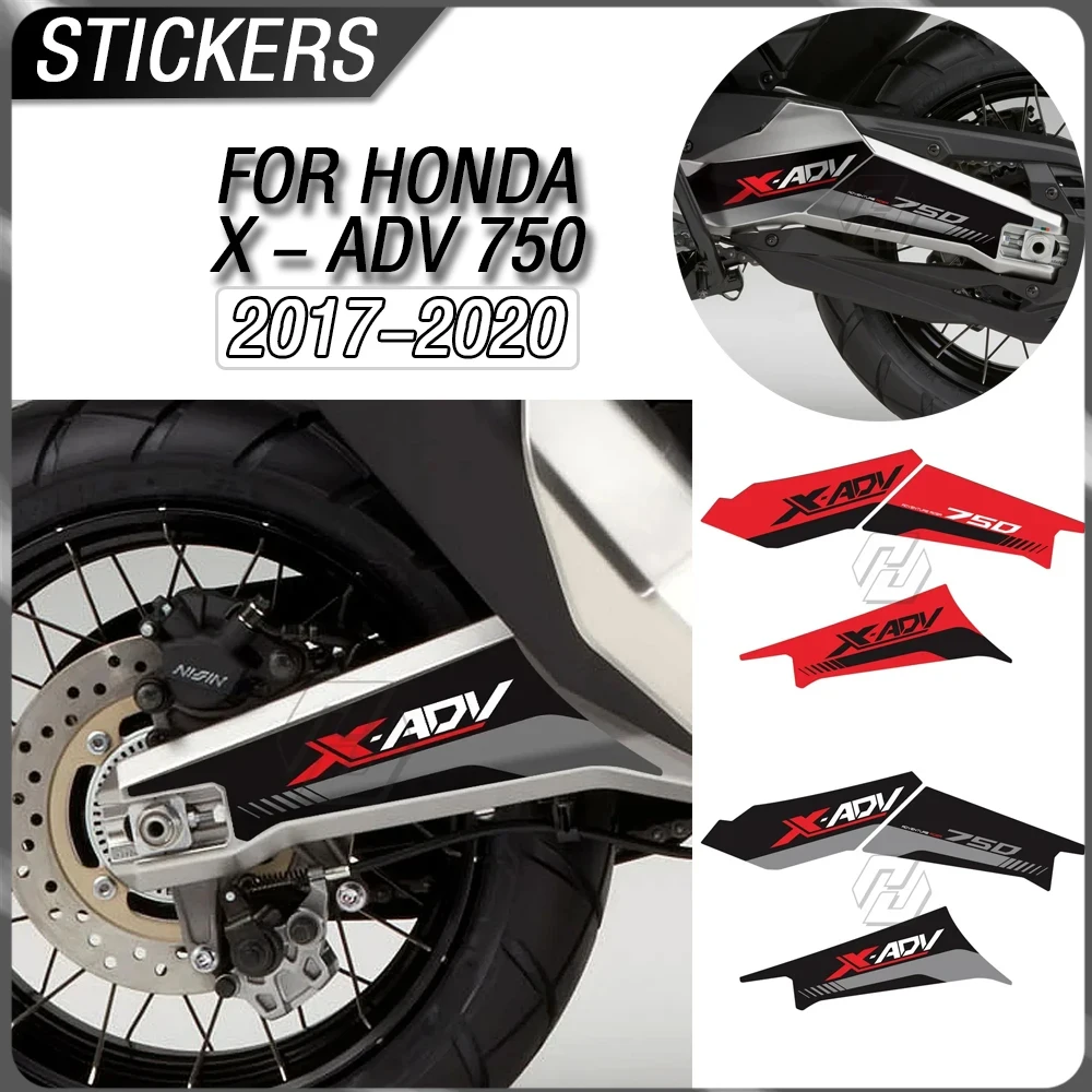 

For Honda 2017-2020 X-ADV 750 Scooter Motorcycle Parts Rocker Shaft PVC Tri color Sticker Kit