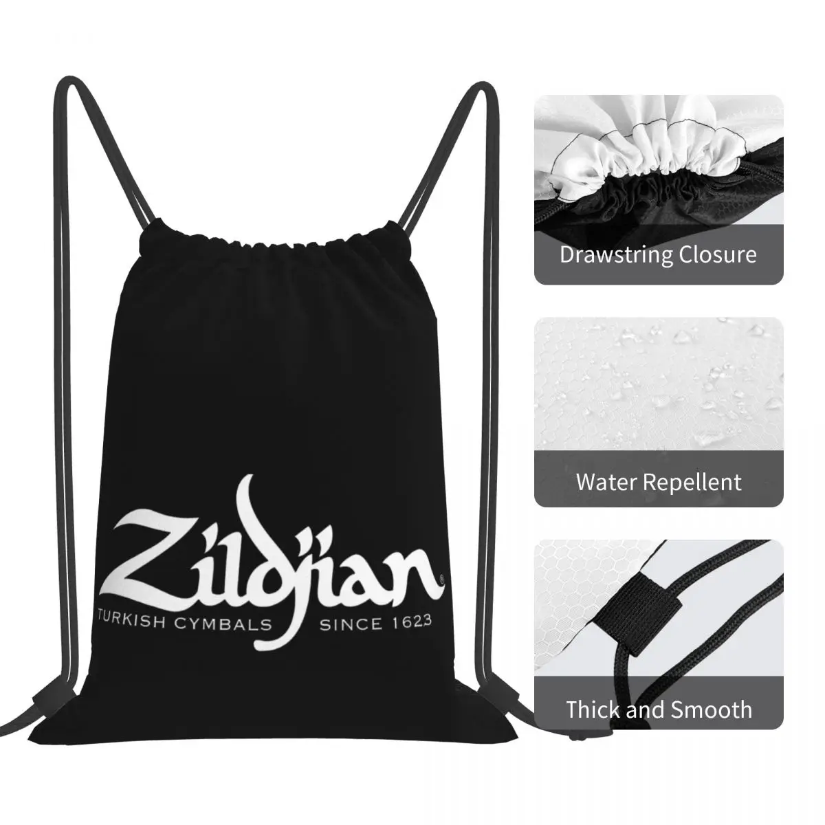 Bolsas con cordón bolsa de gimnasio Zildjian mochila Humor Graphic Cool Field pack