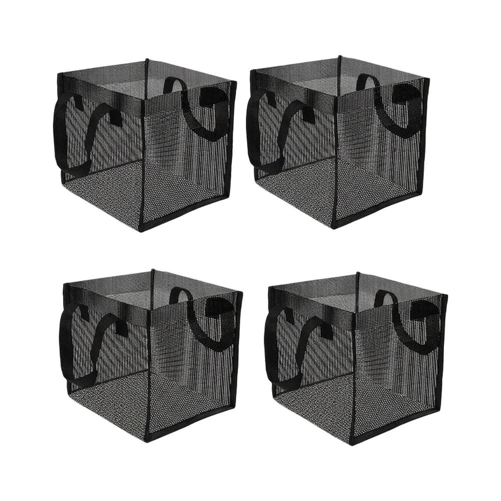 Black Pond Plant Pots Flower Planting Bags Aquatic Plants Reusable Pond Containers Prevents Soil Loss Effectively