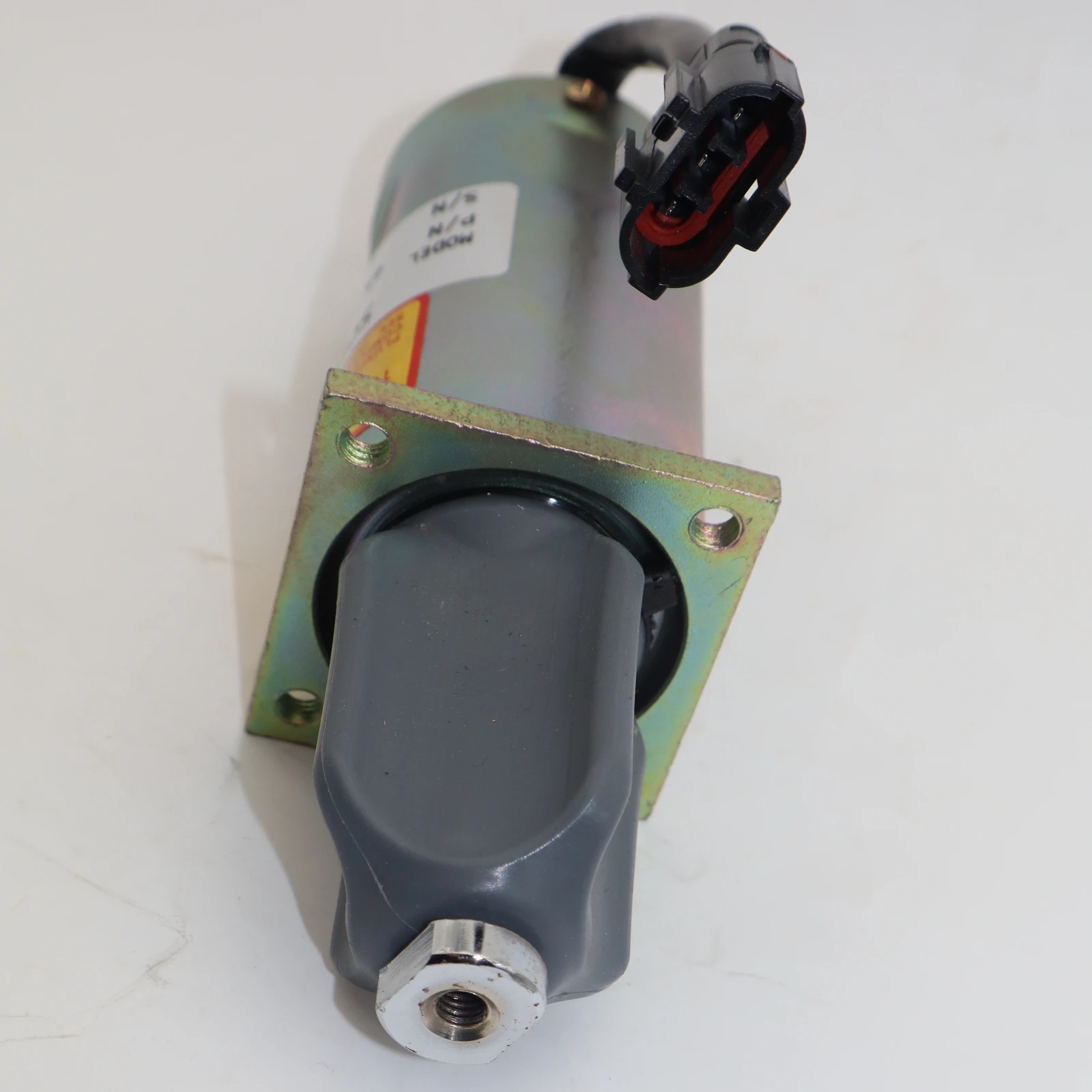 24V Shutdown Solenoid 300743-00068 65.25900-6006A Compatible with Daewoo Doosan Engine D1146T P158LE P180LE P222LE