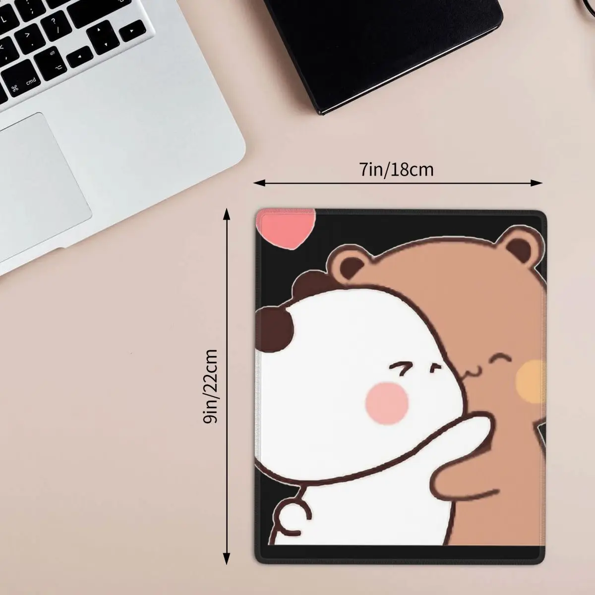 Peach And Goma Bubu Dudu Balloon 7x9 in 22x18 cm Mouse Pad Computer Keyboard Mouse Mat Gamer PC Laptop Desk Mat