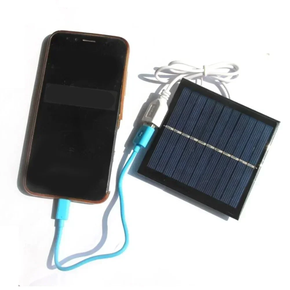 Hiking Solar Charger Portable Solar Charger Outdoor Hiking Working Current 0-180MA Working Voltage 5.5V 1W Solar Panel