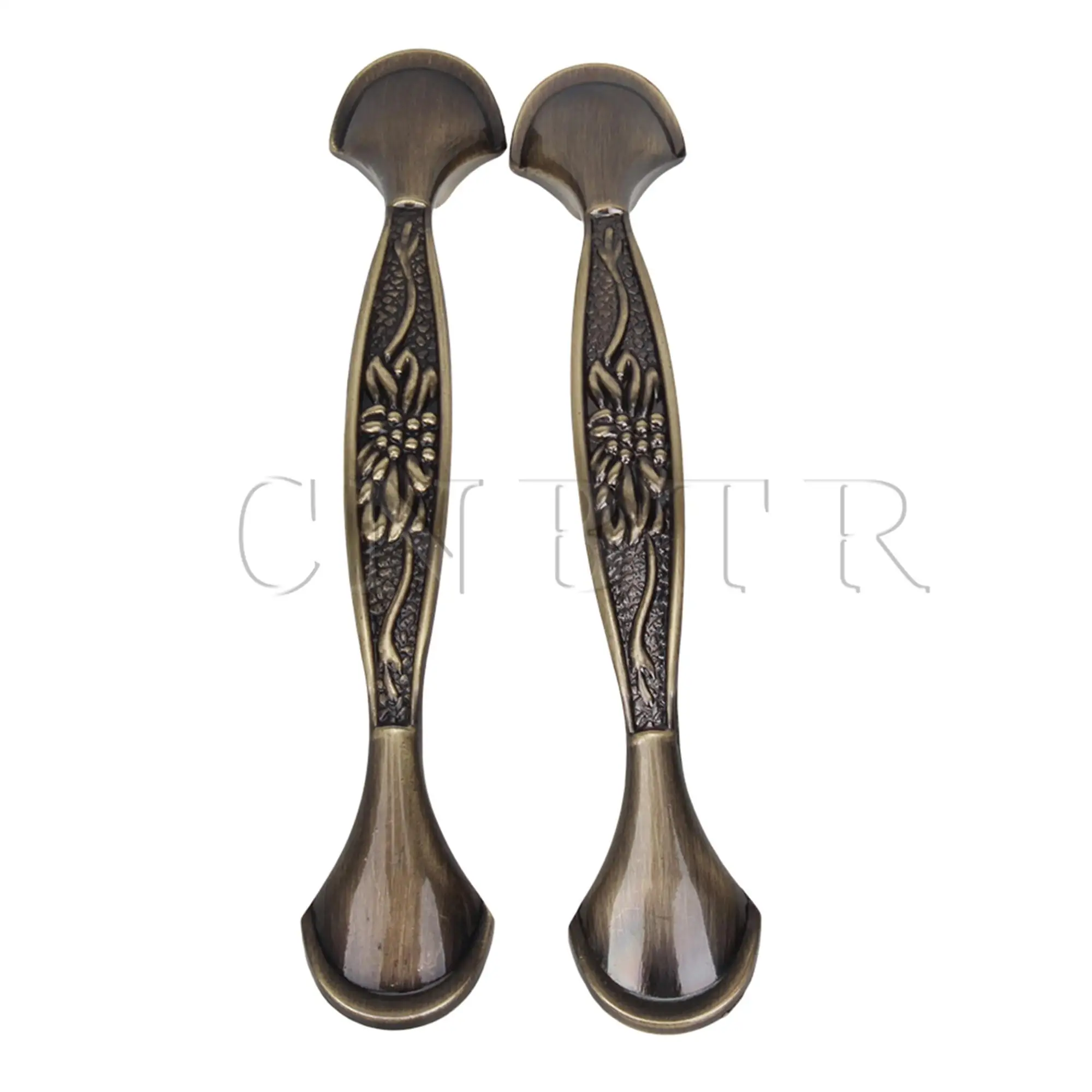 CNBTR 2/4/5/6/8/12Pcs Antique Style Zinc Aluminum Alloy Bronze Drawer Handle/ Knob 96mm Furniture Bar Pull