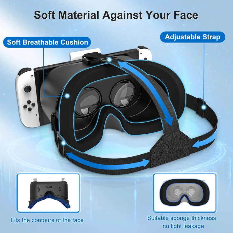 

For Switch OLED Console Ergonomic 3D Stereoscopic HD VR Glasses