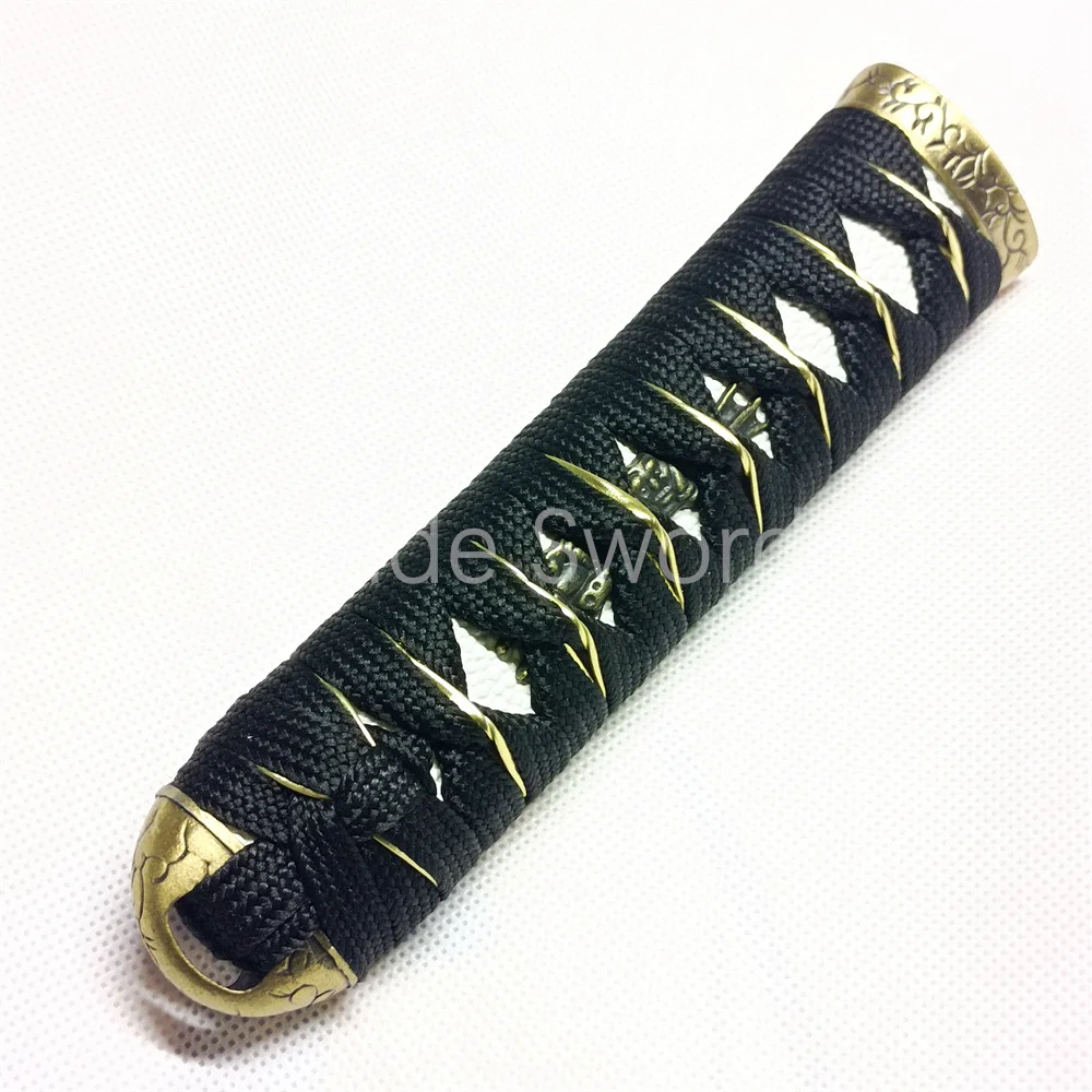 Very Beautiful Two Tone 15cm Tsuka Handle Tsuka Fuchi Kashira Menuki For Japanese Japan Samurai Katana Sword Fittings