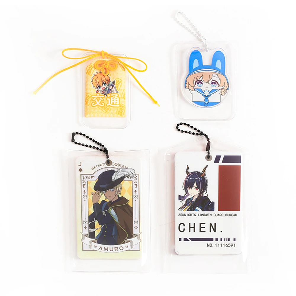 5pcs Transparent Badge Protector Sleeve Round Card Storage Case for Anime Badges Display Japanese Ita Badges Protective Cover image 5