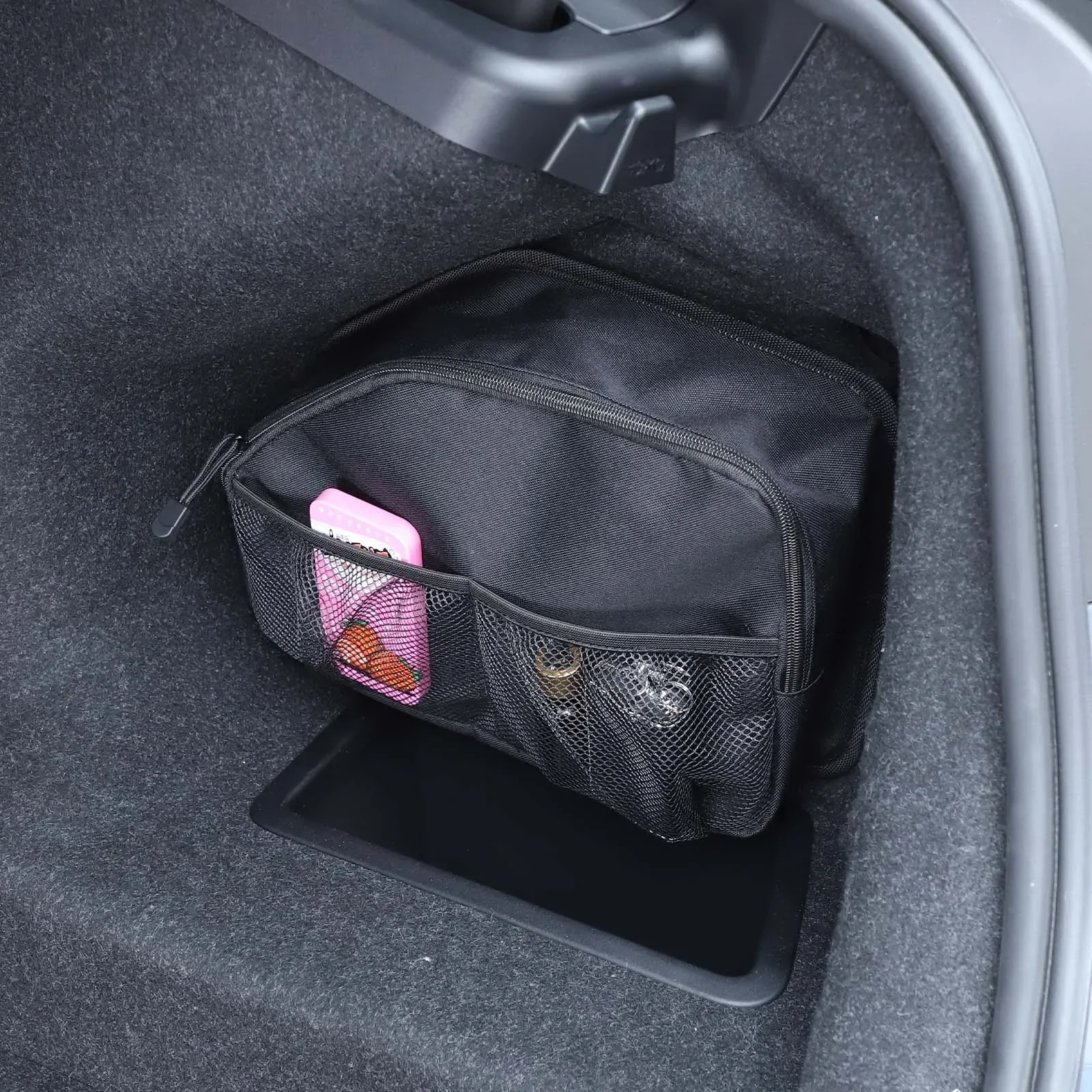 

Oxford cloth Black For BMW 5 Series G60 2024+ Car trunk tool storage bag car interior modification accessories 1PCs