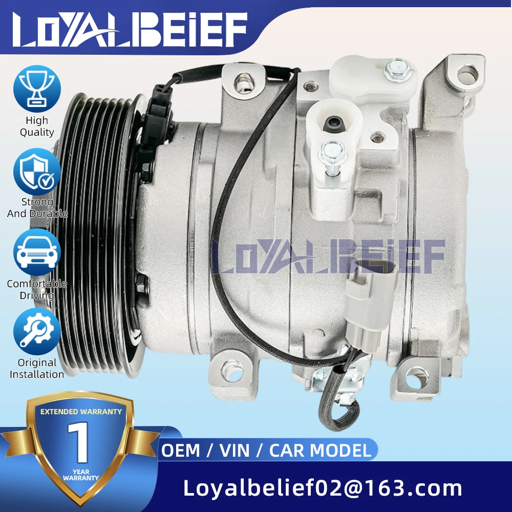 

10S15C AC Compressor with Clutch for Toyota RAV4 2001-2005 L4 2.0L 2.4L GAS 88320-42080, 68332 8832042080, 883204208084
