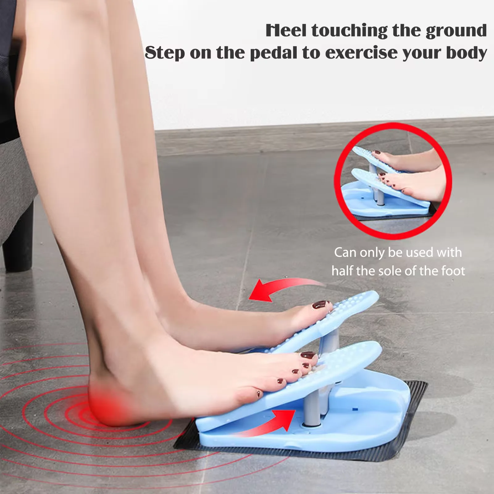 Mini Standing Leg Extension Board Portable Leg Step Fitness Machine Foldable Non Slip Suitable for Home Exercise Equipment