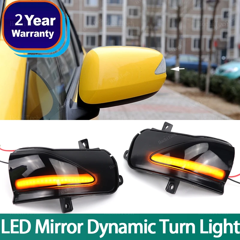 2x Dynamic Side Mirror Blinker Light LED Turn Signal Lamps For Honda Fit Jazz GE6 GE8 Insight ZE2 Facelift