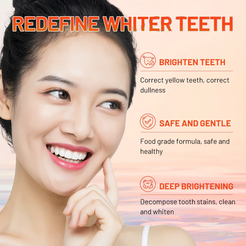 MeiYanQiong Очищение полости рта Отбеливающая эссенция для зубов эффективно удаляет зубной камень Чистка зубов Гигиена полости рта Стоматологические инструменты Уход за полостью рта