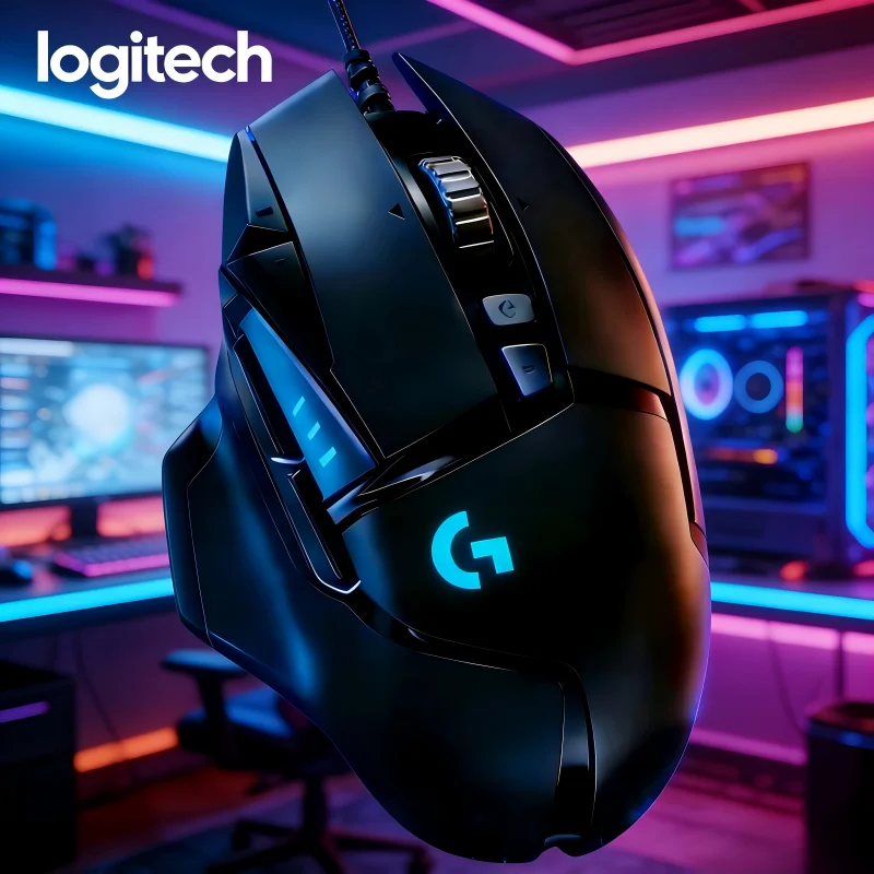 

Программируемая игровая мышь Logitech G402, противоскользящая и устойчивая к поту, высокоточная, незаменима для начинающих в PUBG и LOL