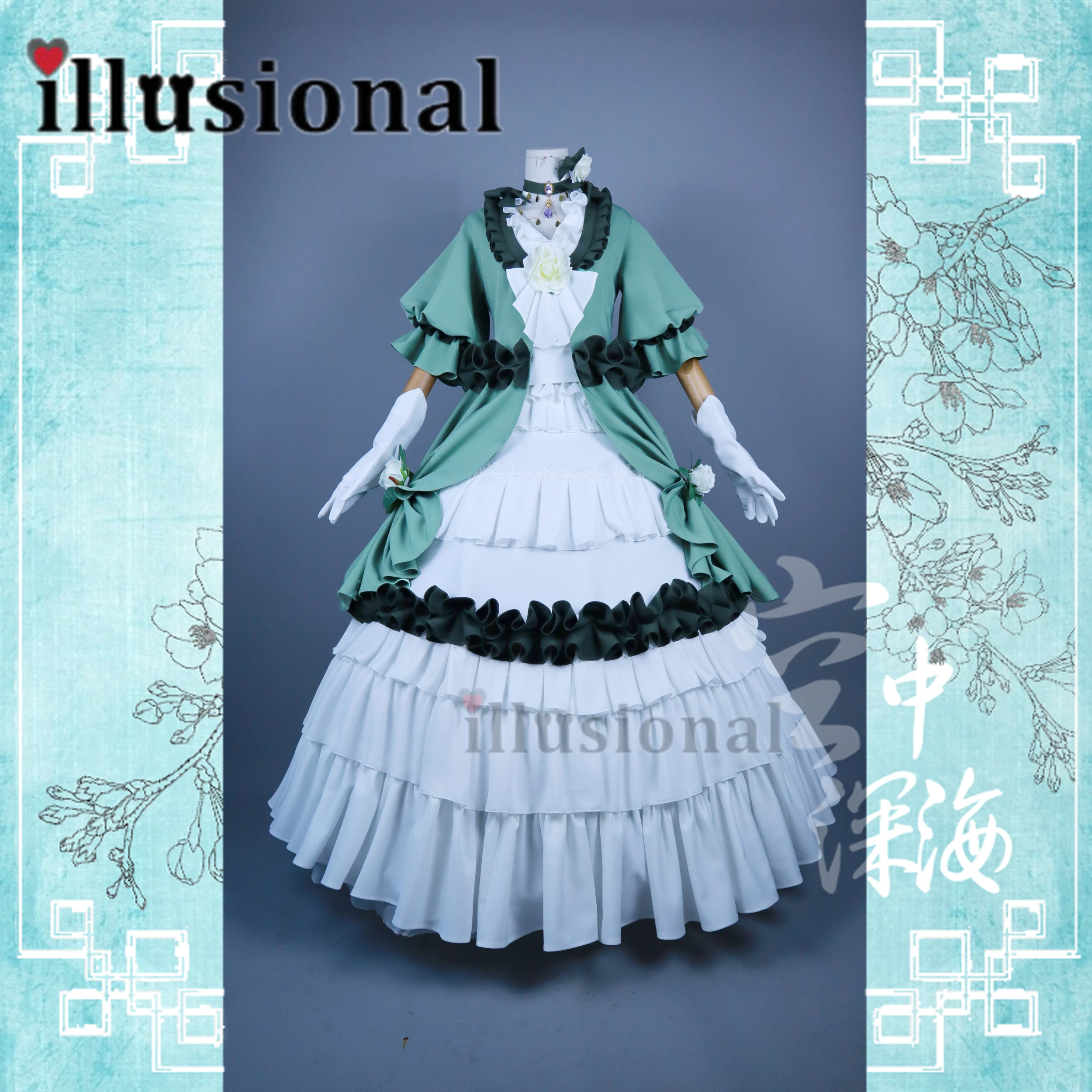 

illusional Audrey Hall from Lord Of Mysteries Audrey Hall Cosplay Costume Women Anime version Halloween Costumes Lolita Dresses