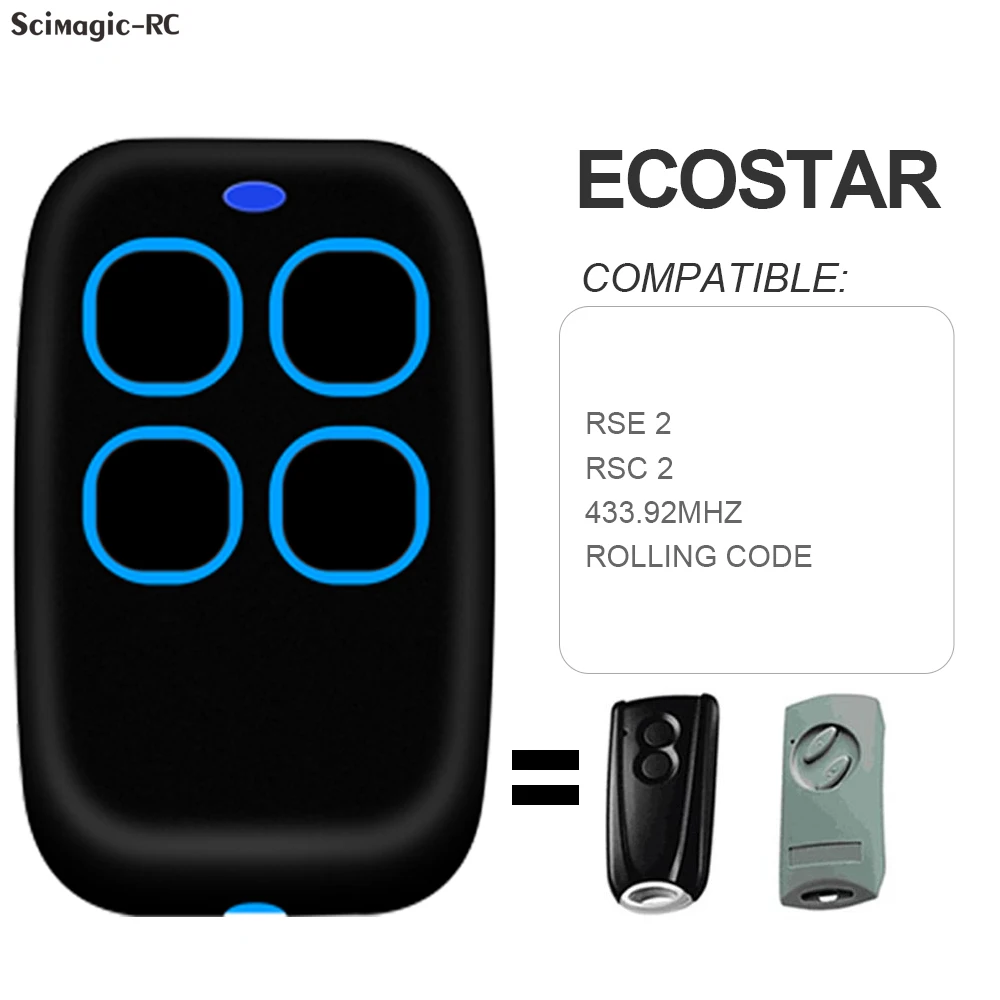 Multifrequency 280 to 868 Mhz Garage Remote Duplicator for ECOSTAR RSE2 RSC2 433 RSE2-433 RSC2-433 433.92MHz Rolling Code