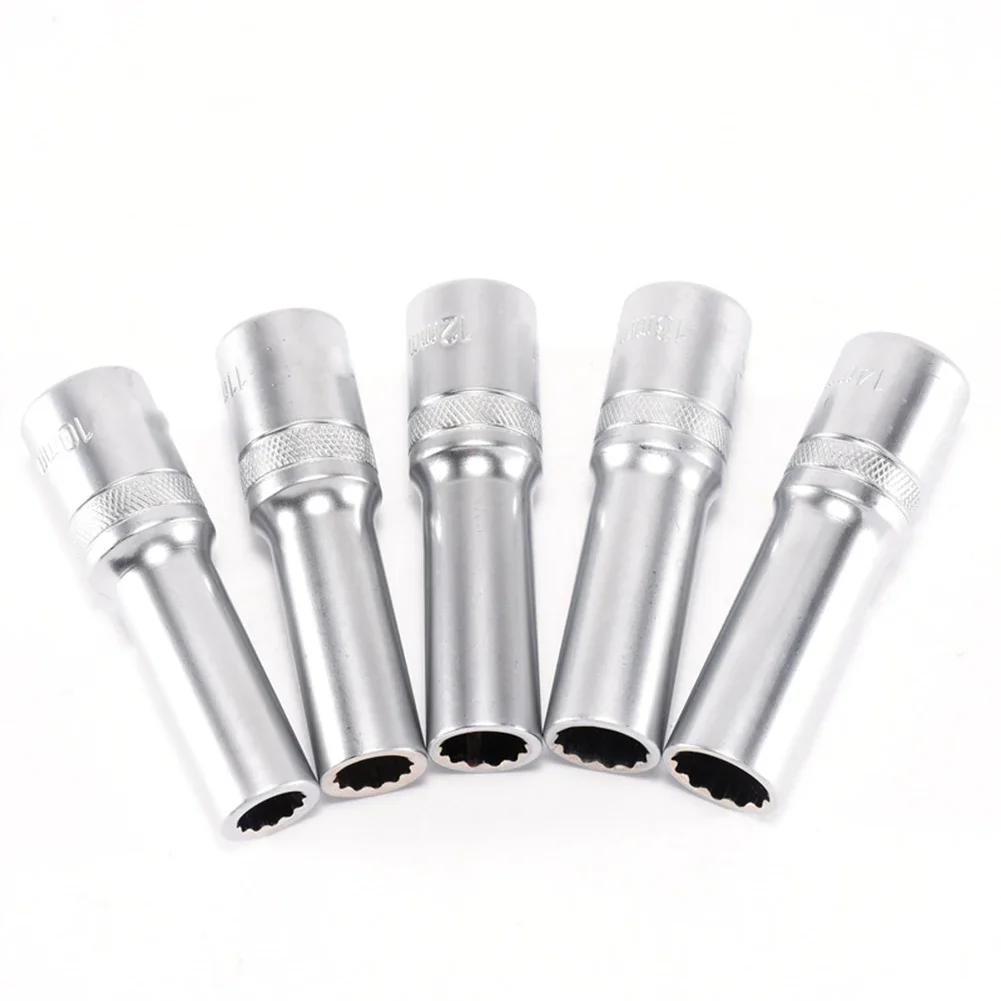 

Chrome Vanadium Steel Home Garage Use 12 Point Adapter Pneumatic Air Tool Compatible Uniform Square Hole 78mm Length
