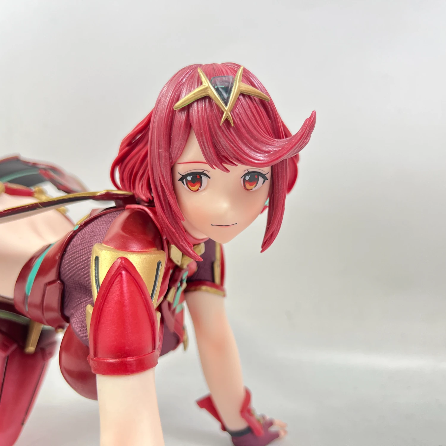 Xenoblade سجلات أنيمي الشكل Xenoblade 2 Pyra تمثال Homura الشكل البلاستيكية Gk تمثال نموذج دمية جمع غرفة مكتب لعبة هدية