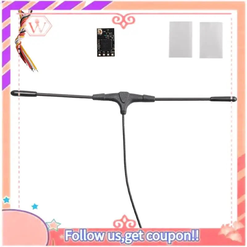 

Upgraded 10X ELRS915 Receiver 915Mhz Expresslrs Long Voyage Receiver With Antenna For RC FPV Traversing Drones Parts