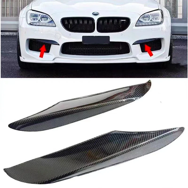 

For BMW 6 Series F06 F12 F13 M6 Front Bumper Carbon Fiber Decorative Tuyere