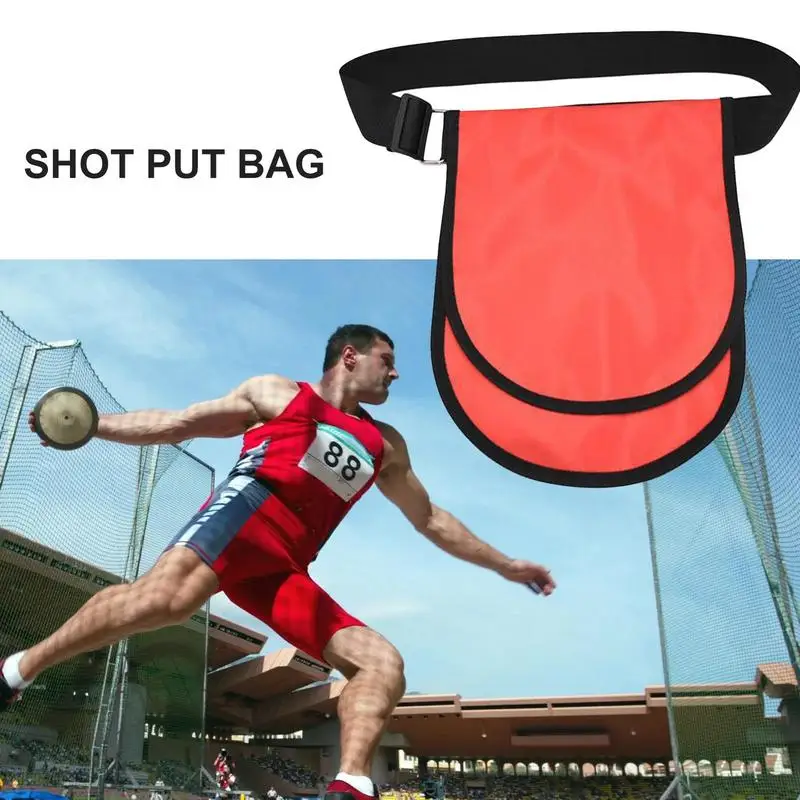 Shot Put Carrying Bag Adjustable Shot Put Ball Bag Solid Discus Carrying Case Oxford Cloth Portable Shot Put Storage Bag For