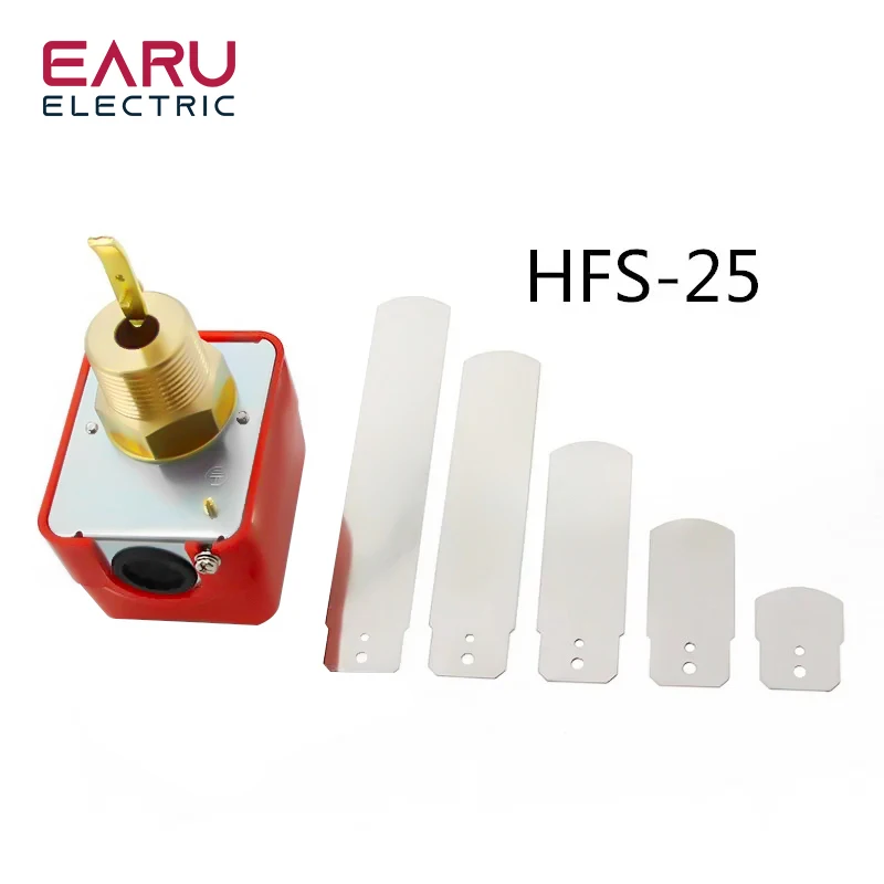 Imagem -05 - Interruptor do Sensor de Fluxo da Bomba de Água de pá Interruptor de Fluxo de Água Npt Interruptor Controlador de Nível Líquido Hfs25 Hfs-20 Hfs15