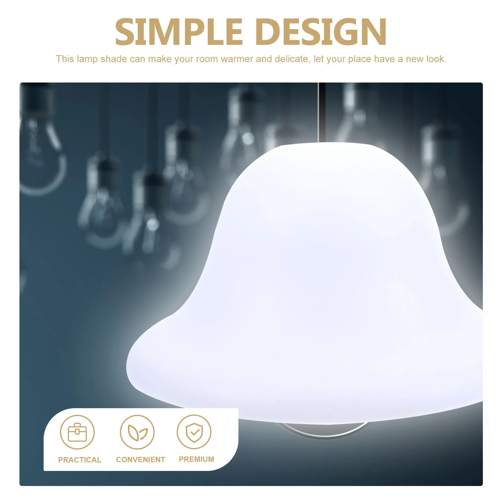 

Plastic Lampshade White Frosted Lamp Shade for Floor Desk Table Lamps Replacement Shades Soften Light Bedroom Living Room