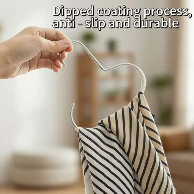 1-5Pcs Durable Circle Ring Hat Hanger Closet Hat Hanger Baseball Cap Rack Organizer Hanging Holder Scarf Towel Tie Storage