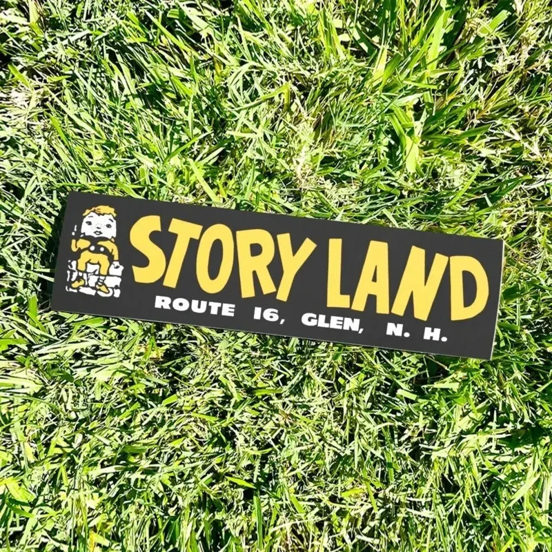 STORY LAND Bumper Sticker - GLEN New Hampshire Vintage Style Travel Decal 70s - Bumper Stickers - Car Stickers