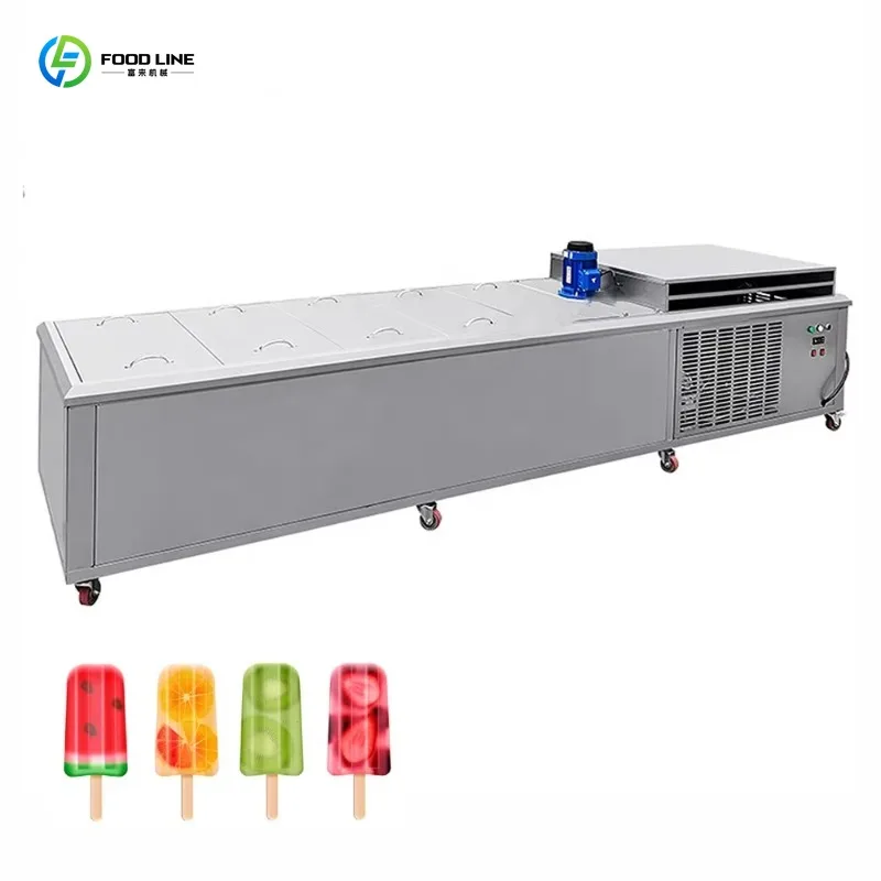 Customized Full Ice Popsicle Making Machine Ice Lolly Stick Machine Fruit Popsicle Maker