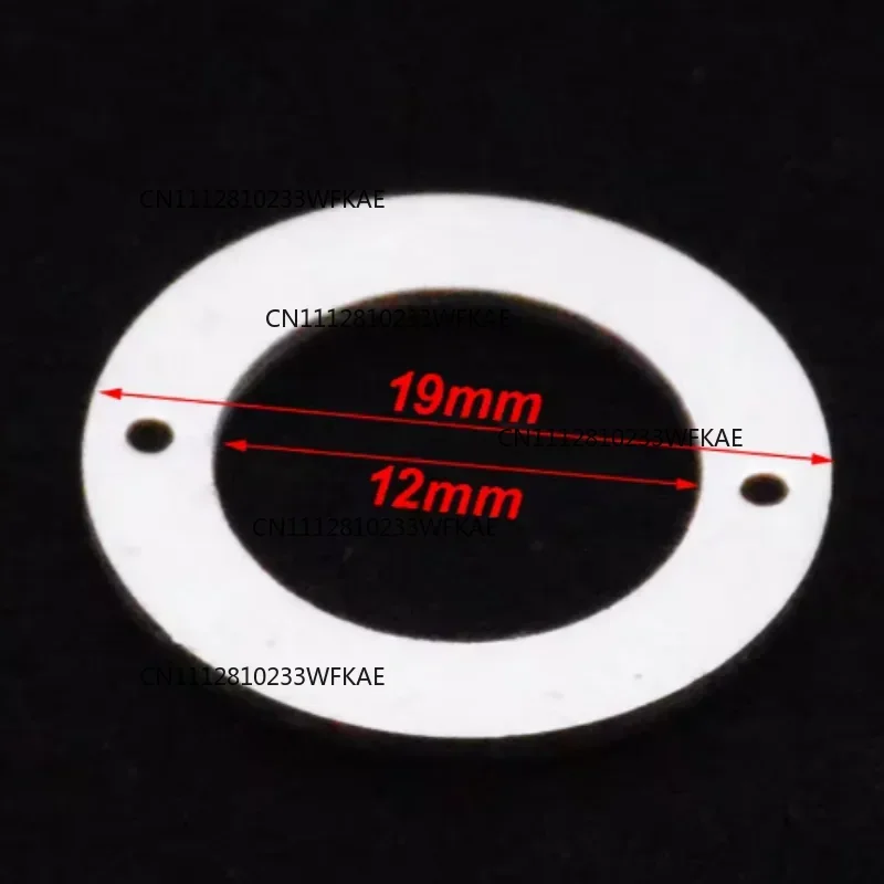 2Holes Diesel Common Rail Injector Nozzle Gaskets Aluminum Washer 12*19*1 For Toyota Nissan Mitsubishi 23654-64010 MD068355