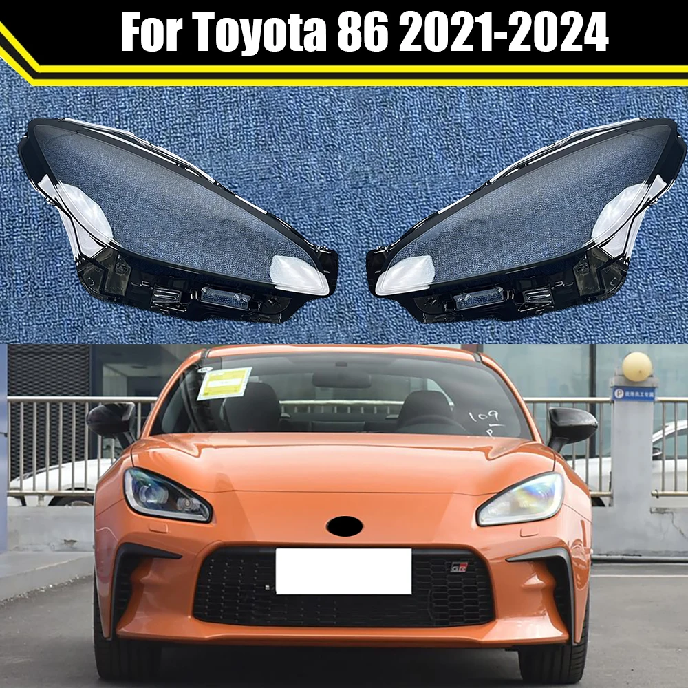 

Headlight Shell Cover For Toyota 86 2021-2024 Car Headlight Lens Cover Replacement Lampshade Shell Mask Transparent Lampcover